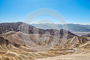 Zabriskie Point in the Death Valley National Park, California