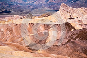 Zabriskie Point in Death Valley National Park, California