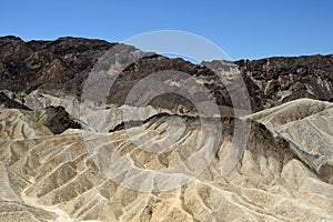 Zabriskie point in Death Valley National Park, California