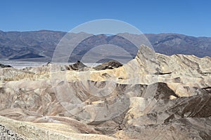 Zabriskie point in Death Valley National Park, California