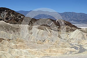 Zabriskie point in Death Valley National Park, California