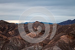 Zabriskie Point in Death Valley National Park in California