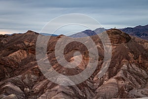 Zabriskie Point in Death Valley National Park in California