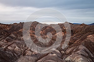 Zabriskie Point in Death Valley National Park in California