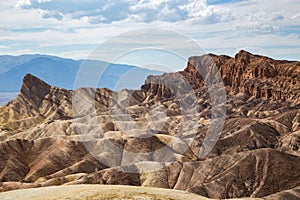 Zabriskie Point in Death Valley National Park, California, USA