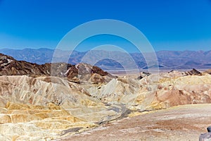 Zabriskie Point in Death Valley USA