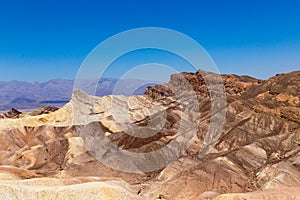 Zabriskie Point in Death Valley USA