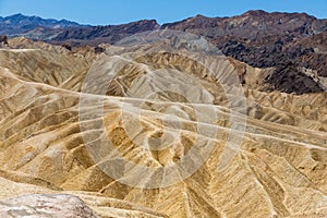 Zabriskie Point in Death Valley USA