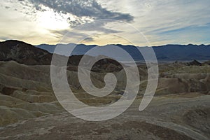 Zabriskie`s Point in Death Valley California