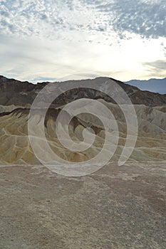 Zabriskies` Point in Death Valley California