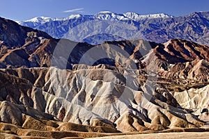 Zabrskie Point Panamint Mountains Death Valley