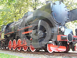 ZABRZE , SILESIA , POLAND -HISTORICAL OLD STEAM