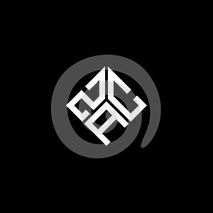 ZAC letter logo design on black background. ZAC creative initials letter logo concept. ZAC letter design photo