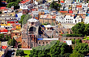 Aerial view of zacatecas city, mexico. III