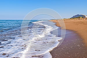 Zacharo beach, Greece.