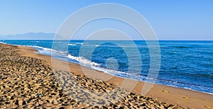 Zacharo beach, Greece.