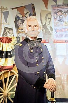 Zachary Taylor Wax Figure