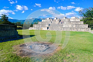 Zaculeu mayan ruins in Huehuetenango photo