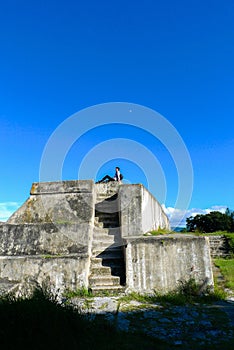 Zaculeu mayan ruins in Huehuetenango photo