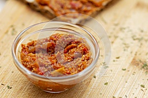 Zacusca with mackerel