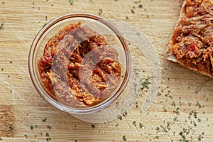 Zacusca with mackerel