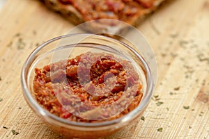 Zacusca with mackerel