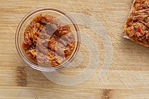 Zacusca with mackerel