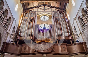 Zadar. Croacia. Organ in Cathedral. Nice instrument.