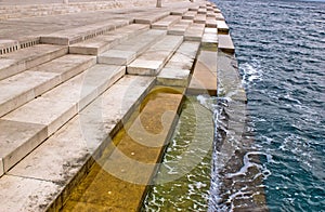 Zadar sea organs - powered by the sea stream