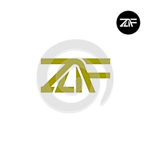 ZAF Logo Letter Monogram Design