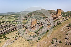 Zafra castle, 12th century,in Campillo de Duenas, Spain