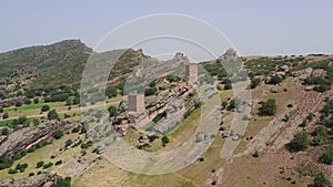 Zafra castle, 12th century,in Campillo de Duenas, Spain