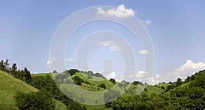 Zagajica hills in Vojvodina, Serbia