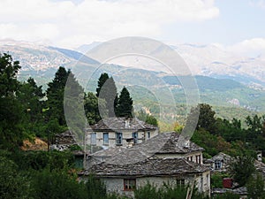 Zagori villages in the Epirus region Greece