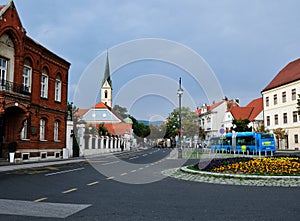 Zagreb, Croatia, View to Franciscan monastery of Saint Francis of Assisi