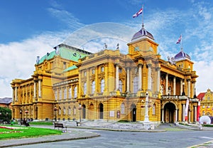 Zagreb - Croatian National Theate photo