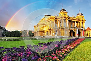 Zagreb - Croatian National Theate photo