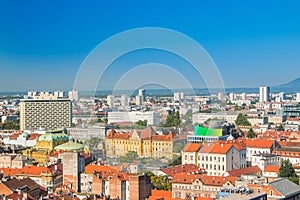 Zagreb down town skyline, Croatia