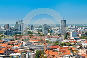 Zagreb down town skyline, Croatia