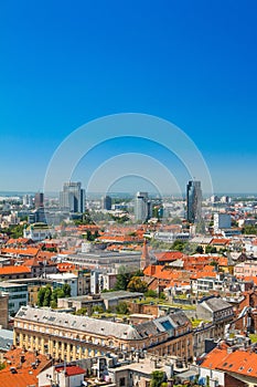 Zagreb down town skyline, Croatia