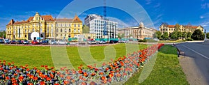 Zagreb Marshal Tito square panorama