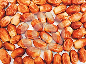 Zahedi Iranian dates date-palm fruit semi-dry date food irani datepalms khajoor kurma zahidi closeup hi-res view image stock photo photo