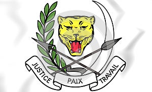 Zaire coat of arms 1971-1997.