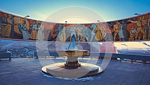 Zaisan Monument in Ulan Bator. Mongolia