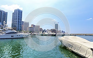 Zaitunay Bay in Beirut, Lebanon