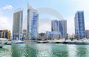 Zaitunay Bay in Beirut, Lebanon photo