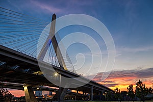 Zakim Bridge in Boston Massachusetts