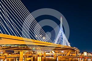 Zakim Bunker Hill bridge in Boston, MA