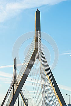 Zakim Bunker Hill Memorial Bridge in Boston