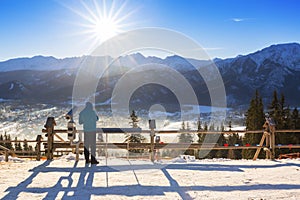 Zakopane at Tatra mountains in winter